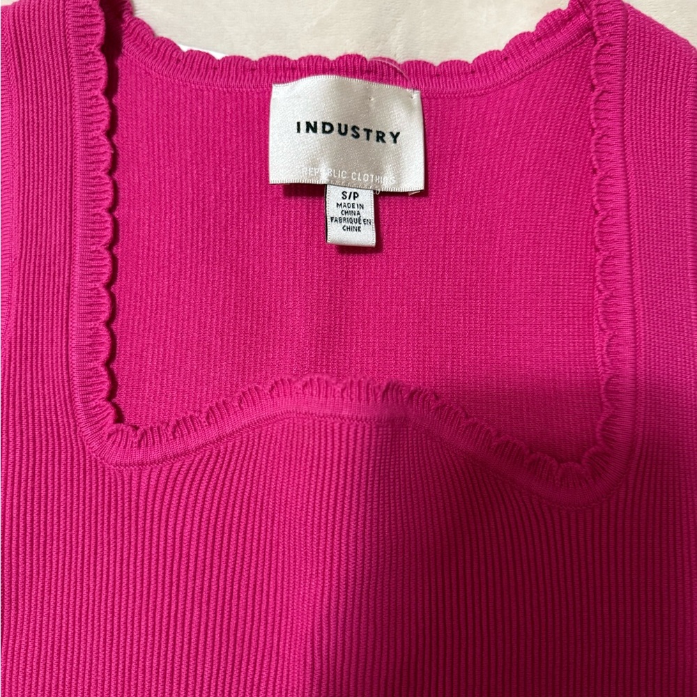 INDUSTRY Ribbed Tank Top - Picture 3 of 3